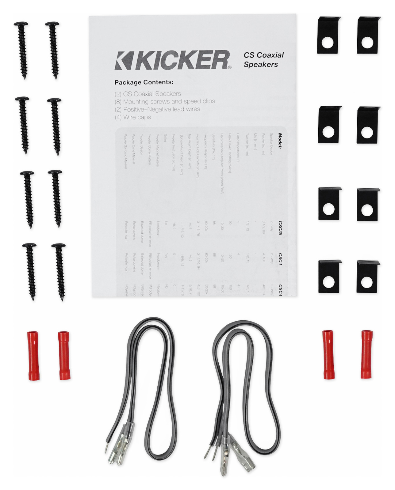 Комплект для замены передних и задних динамиков Kicker 6x8 для Lincoln Navigator 1999-2002 годов выпуска