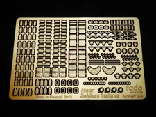 Rado 1/35 German Heer WWII Soldier's Insignia Set [Photo-etch Detail] RDM35PE03