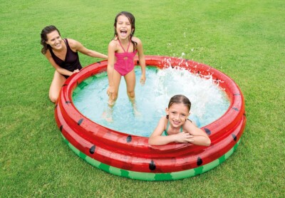 INTEX Watermelon Pool Outdoor 66  x 15  Kids Inflatable Swimming Pool *NEW*