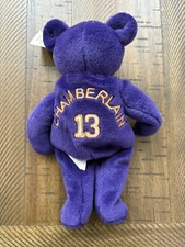 Wilt Chamberlain 1999 NEW With TAG Salvino's Vintage Bear Beanie Baby HOF Lakers
