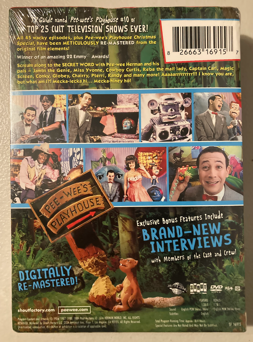 Pee-Wee's Playhouse The Complete Series (DVD) • NEW • Paul Reubens