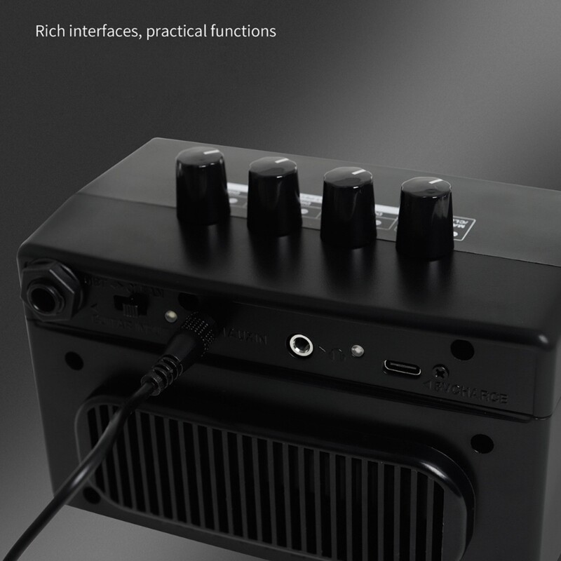Guitar Amplifier Small Mini Practice Headphone Guitar Amp for Daily