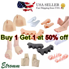 Big Toe Silicone Bunion Corrector Splint Straightener Separator Pain Relief