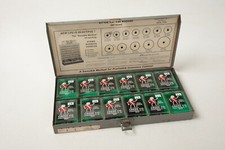 Kit de lavadora de goma Creed Co Flat Bibb (M4R) culo 2 caja de metal con estuches de plástico