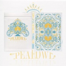 PEAFOWL SNOW WHITE DECK OF PLAYING CARDS POKER SIZE BY ALOY