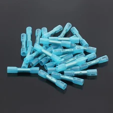 100x Waterproof Heat Shrink Butt Wire Splice Crimp Connectors Terminals Kit US