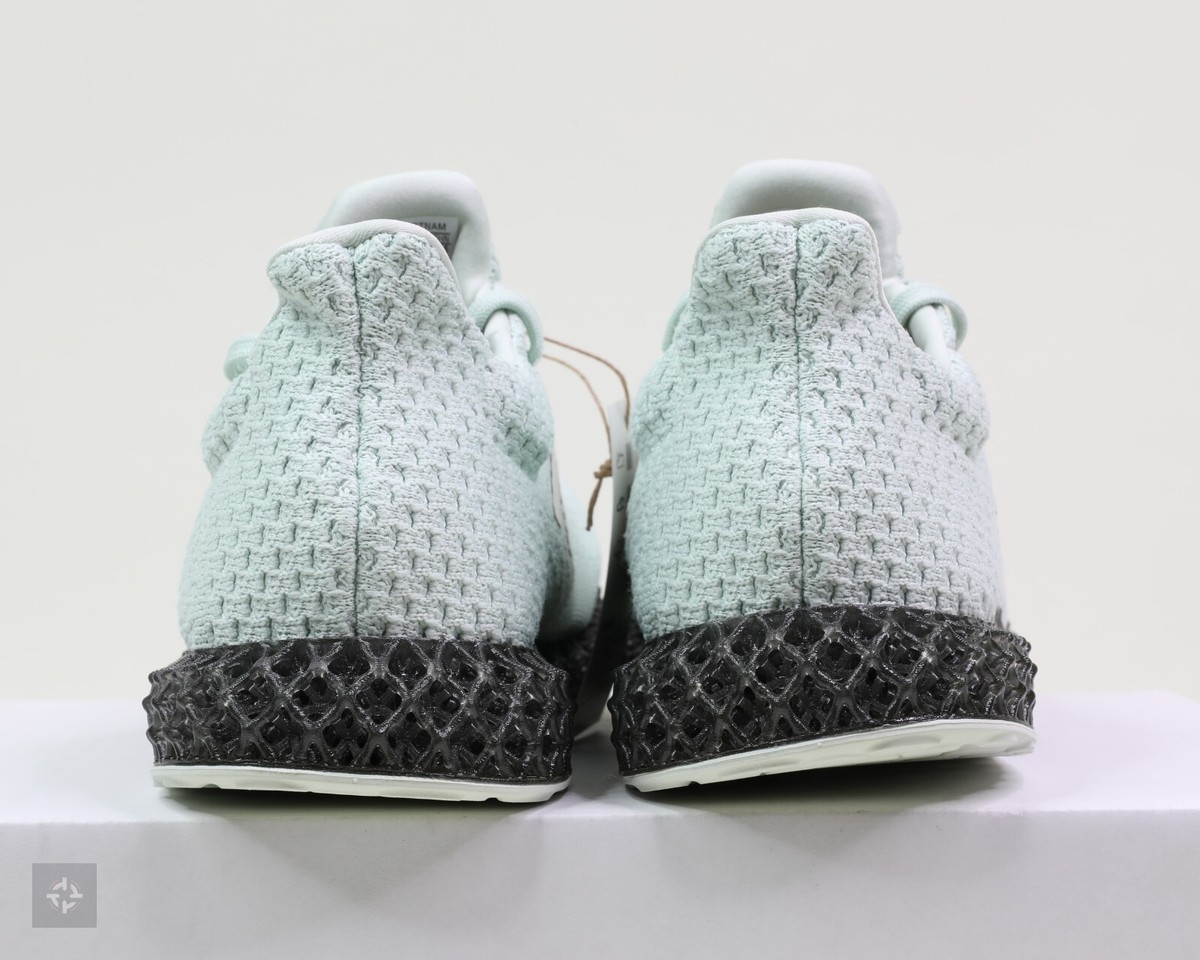 Adidas Futurecraft 4D Linen Green Black Athletic Shoes Men's Size