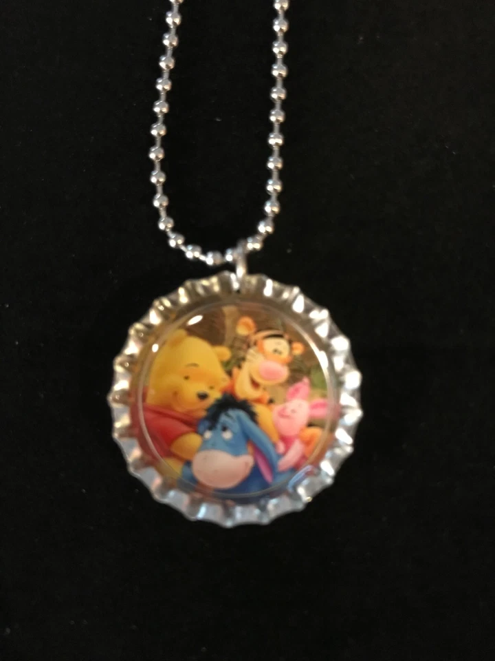 Винни-Пух / ожерелья /6 вечеринки одолжений / подарок / день рождения / ожерелье / Иа - Изображение 4 из 4