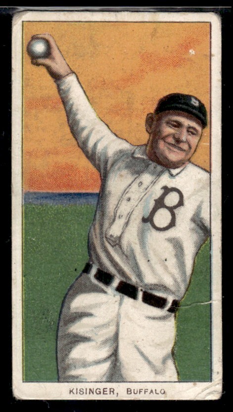 1909-11 T206 ~ Polar Bear ~ Rube Kisinger Buffalo Bisons