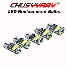 Canbus LED License Plate Light Bulb 168 194 T10 White for GMC Canyon 2004-2022