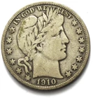 1910 S 50c Barber Silver Half Dollar Fifty Cents US San Francisco