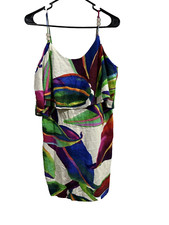 Farm Rio Women's Vestido Curto pacova A-Line off White Dress SZ M NWT MSRP 298