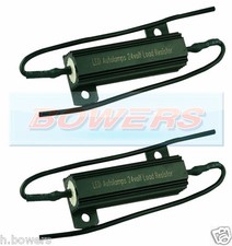 Pair of (x2) 24v Volt Load Resistor For LED Indicator Lights / Lamps