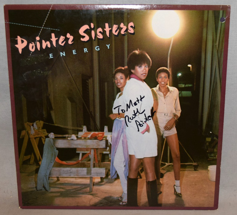 1978 -POINTER SISTERS- Signed/Autograph/Auto Vinyl LP Record Album - Energy
