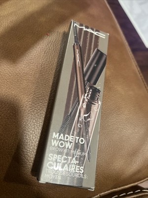 MAC Made To Wow Brow Kit: Medium ~Spiked/Clear~ Full Size [New in Box]