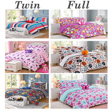 Kids Bed in a Bag Comforter Set with Sheets, Pillow case and Decorative Pillow