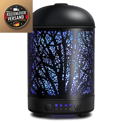 SALKING Aroma Diffusor 100 ML Ultraschall Metall Diffusor 7 LED