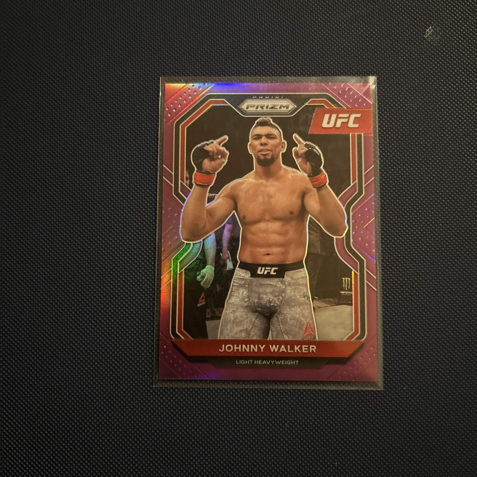 Johnny Walker 2021 Panini Prizm UFC Purple Refractor Card /149 #15