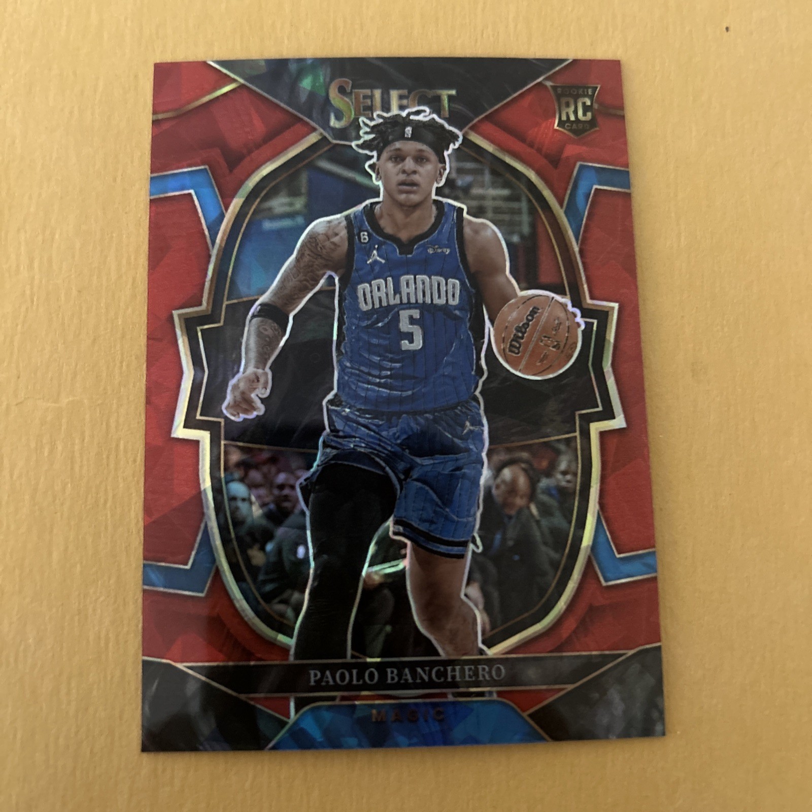 2022-23 Panini Select Paolo Banchero RC Red Prizm Ice Rookie Concourse Magic