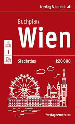 Wiener Stadtatlas Reiseführer: Maßstab 1:20.000 - Bogenkarte, gefaltet NEU Robinson, Be