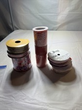 Mixed Lot Of 8 Crafting Ribbon