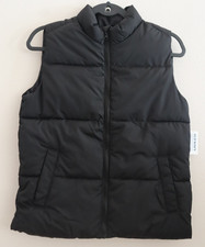 Old Navy Unisex Kids Sz L 10-12 Black Water-Resistant Frost-Free Puffer Vest