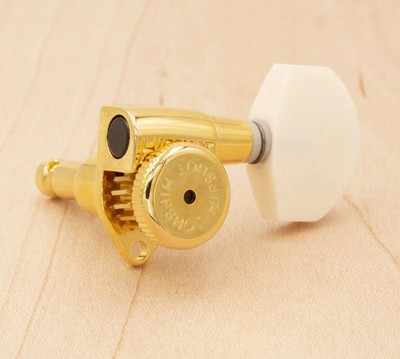 Tone Ninja Genuine Polished Bone Large Tuner Buttons (6) fits Hipshot/Grover/Klu