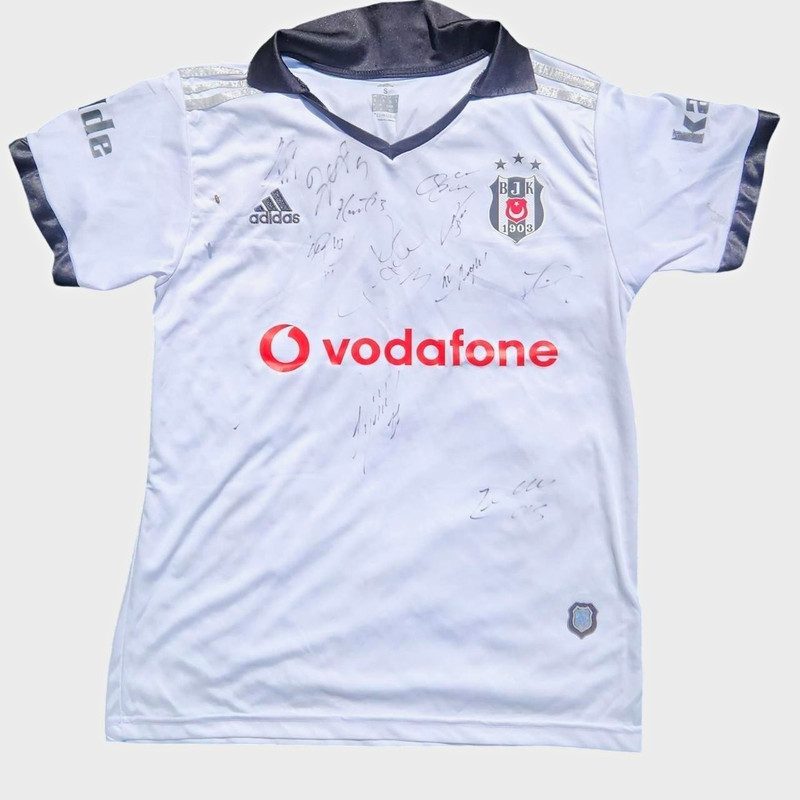 Adidas Beşiktaş J.K. BJK 1903 Signed Original Soccer Jersey (Unverified)