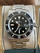 Cronos L6005M PT5000 High Beat Automatic Dive Watch Full Set