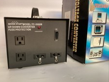 Seven Star - 2000W Transformer Voltage Converter 220/240v to 110/120v