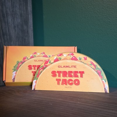 Glamlite Street Taco Eyeshadow Palette Pico de Gallo Limón Red Onions Al Pastor
