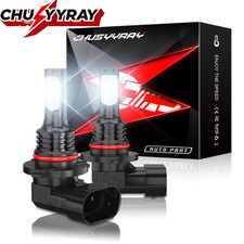 Fit 2004-2014 Ford F 150 - 6000K white LED Fog Light Bulbs Combo 2x 9145