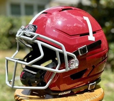 2026 ALABAMA CRIMSON TIDE Schutt F7X Air Football Helmet BLACK CONCEPT Decals
