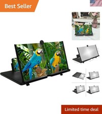 3X Portable Screen Magnifier - Foldable Mobile Phone Holder for All Smartphones