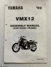 GENUINE YAMAHA SET UP ASSEMBLY MANUAL VMX 12 V-MAX 1200 VMAX 1992 STEEL FRAME