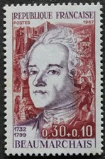 Timbre - FRANCE - Beaumarchais - 1967 - Neuf ** - YT1512