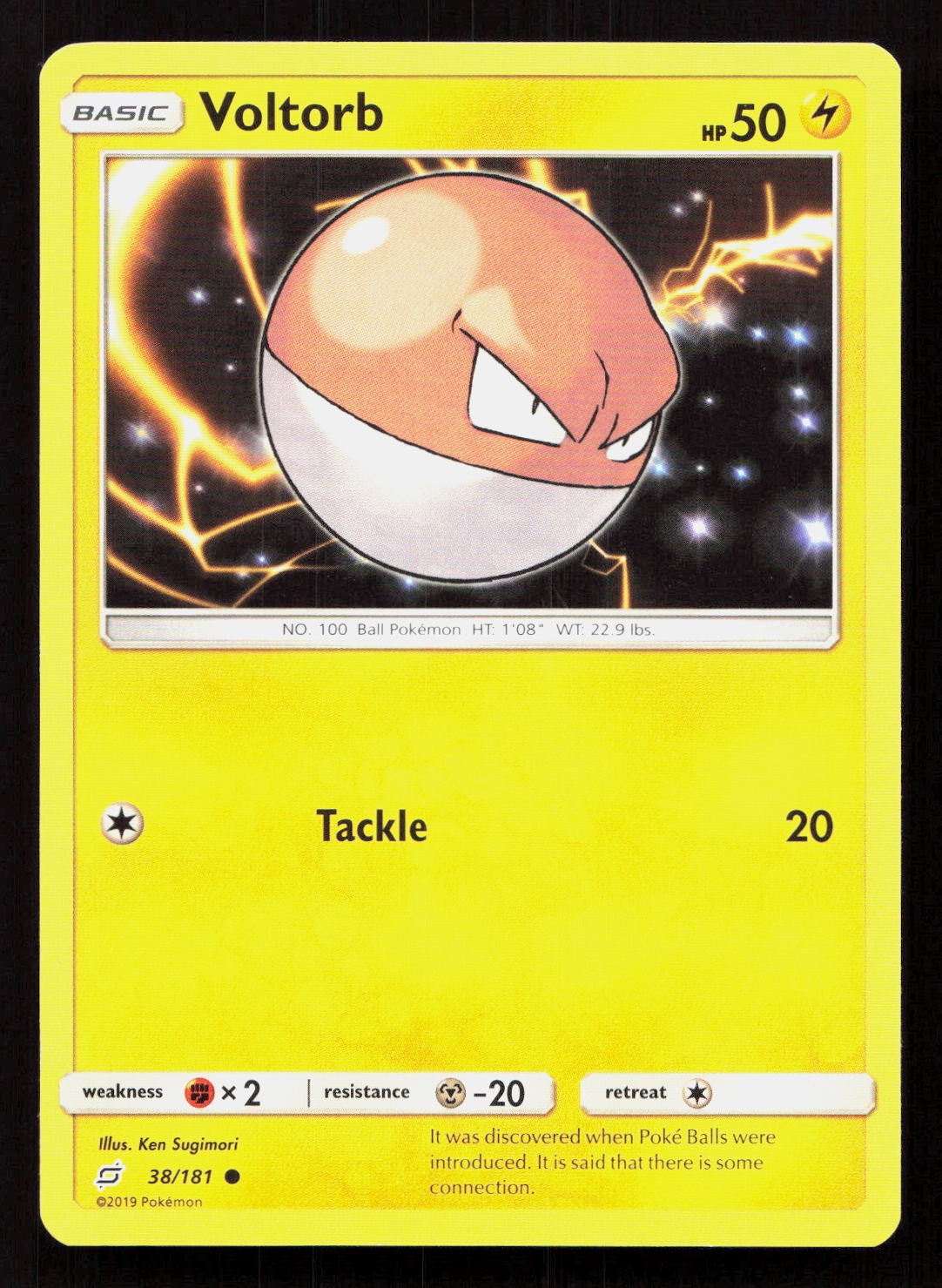 VOLTORB 38/181 Pokemon TEAM UP