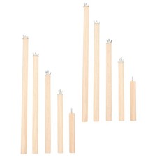 10 PCS Cockatiel Perch Bird Stand Perches Grinding Cage Platform