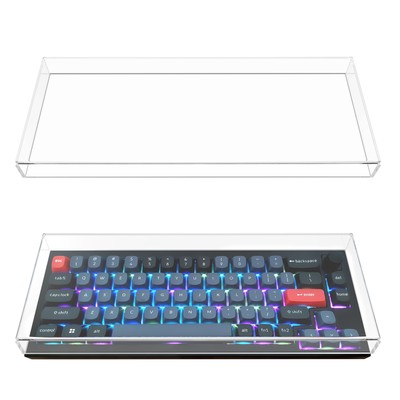 Geekria Keyboard Cover for 68 key 65% keyboards knob Compatible with Keychron Q2