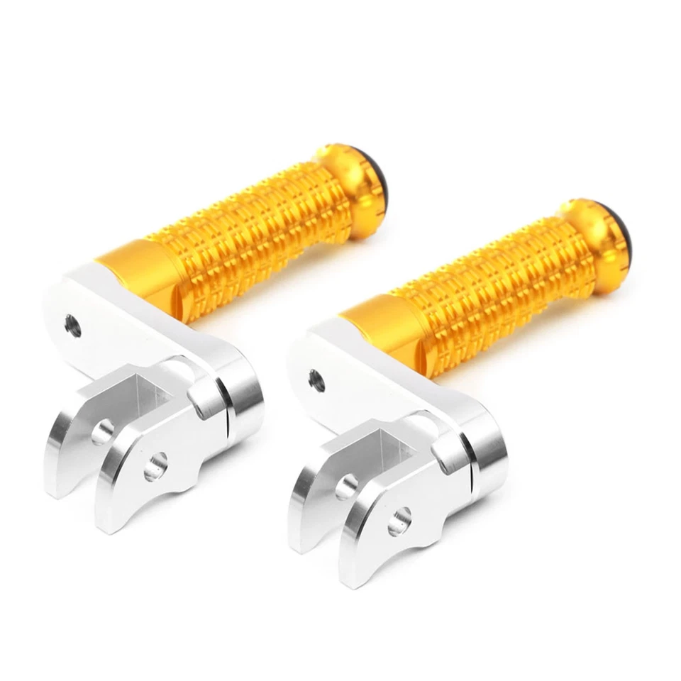 Clavijas de pie delanteras doradas elevables MPRO 1,5 pulgadas para Ducati Monster 900/es todo el año Foto 2 de 4