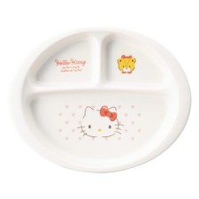 Hello Kitty Section Plate 23cm Lunch Plate Microwave Safe Japan
