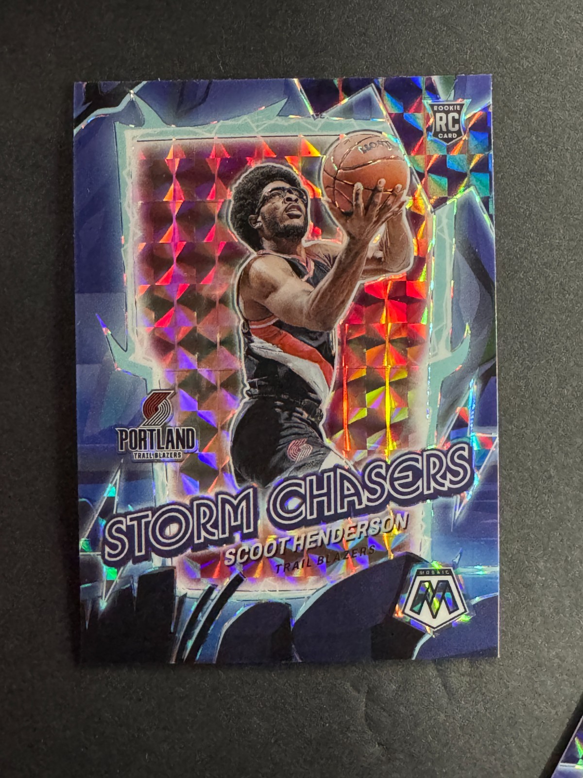Scoot Henderson 2023-24 Panini Mosaic Rookie Storm Chasers #16