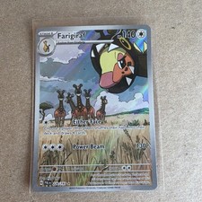 Pokemon TCG SV02 Paldea Evolved Farigiraf 228/193 IR Holo EN HP 140 on eBay