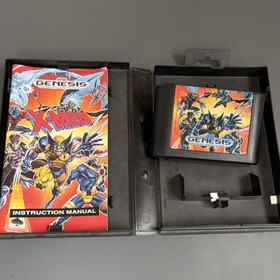 X-Men (Sega Genesis, SEGA, 1993) CIB Complete in Case, Manual, Multiplayer