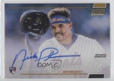 2022 Topps Stadium Club Chrome Gold Refractor 15/50 Nick Plummer Auto 6a7