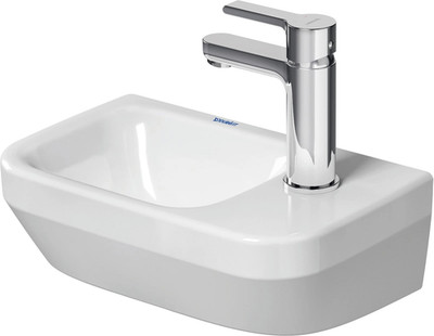 Duravit No.1 Handwaschbecken, mit Hahnloch, ohne Überlauf, 360x220mm, Rechts