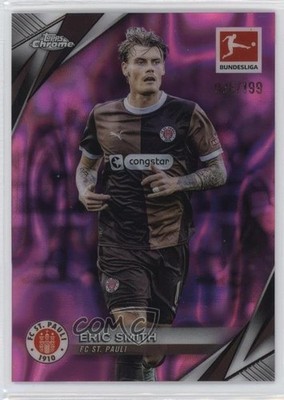 2024 Topps Chrome Bundesliga Pink Lava Refractor /199 Eric Smith Rookie RC 0jr6