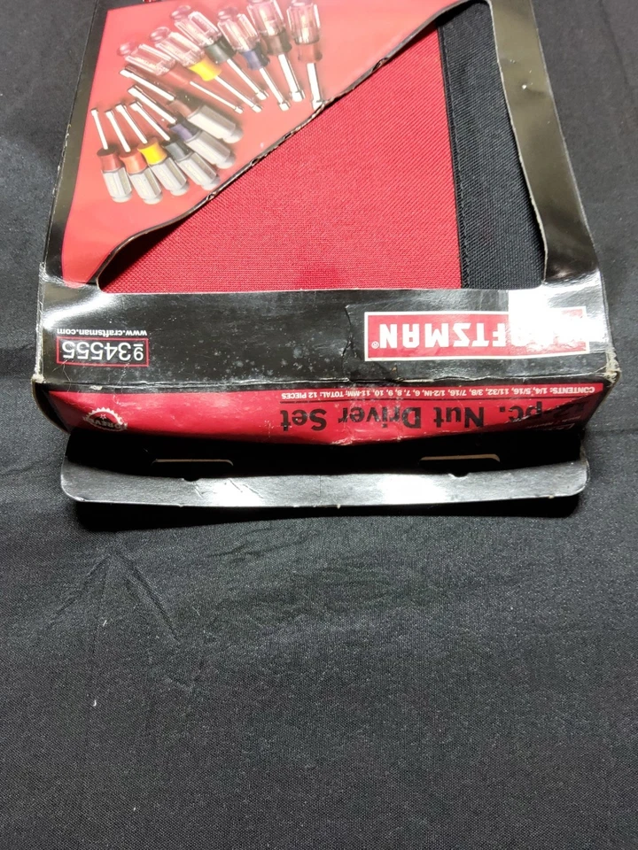 NOS New SEARS Craftsman USA 12pc SAE Standard Metric Nut Driver Set 9- 34555 - Image 2 of 3