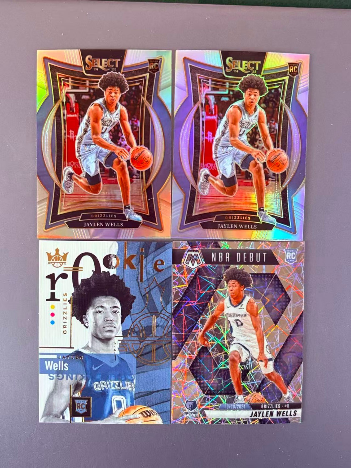 Jaylen Wells 2024-25 Panini Select Concourse Silver Prizm RC #79