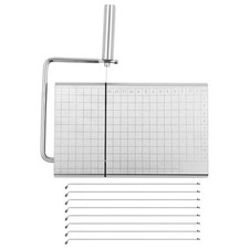 Trancheuse à Fromage en Acier Inoxydable avec 8 Coupe-Fromage en Fil pour T6732